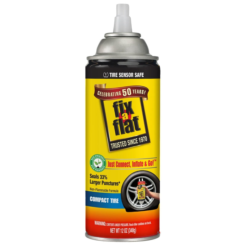 Fix-a-Flat Inflator and Sealer 12 oz, Pack of 6