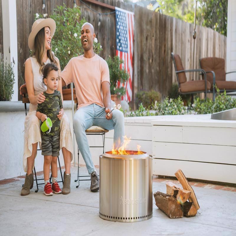 Solo Stove Bonfire 2.0 19.5 in. W Stainless Steel Round Multi-Fuel Fire Pit