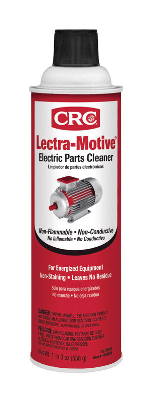 CRC Lectra-Motive Chlorinated Nonflammable Electrical Parts Cleaner 19 oz