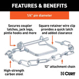 CURT Coupler Pin and Chain