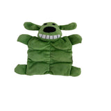 Multipet Assorted Loofa Squeakin Mat Dog Toy 6 in. 1 pk