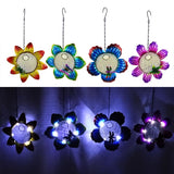 Alpine Multicolored Metal 17 in. H Flower Hanging Bird Feeder, Pack of 12