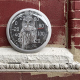 Taylor Owl Dial Thermometer Plastic Multicolored 13.25 in., Pack of 4