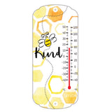 Taylor Bee Kind Tube Thermometer Plastic Multicolored 8 in., Pack of 6
