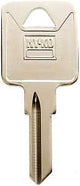 Hy-Ko 11010TM10 Key Blank, Brass, Nickel, For: Trimark Cabinet, House Locks and Padlocks, TM10 Key Number, Pack of 10
