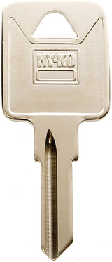 Hy-Ko 11010TM10 Key Blank, Brass, Nickel, For: Trimark Cabinet, House Locks and Padlocks, TM10 Key Number, Pack of 10