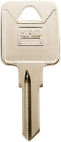 Hy-Ko 11010TM10 Key Blank, Brass, Nickel, For: Trimark Cabinet, House Locks and Padlocks, TM10 Key Number, Pack of 10