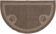 Arm & Hammer 22150 Litter Mat, 23-1/2 in L, 14 in W, Half-Circle, Rubber, Pearl Tan, Pack of 4