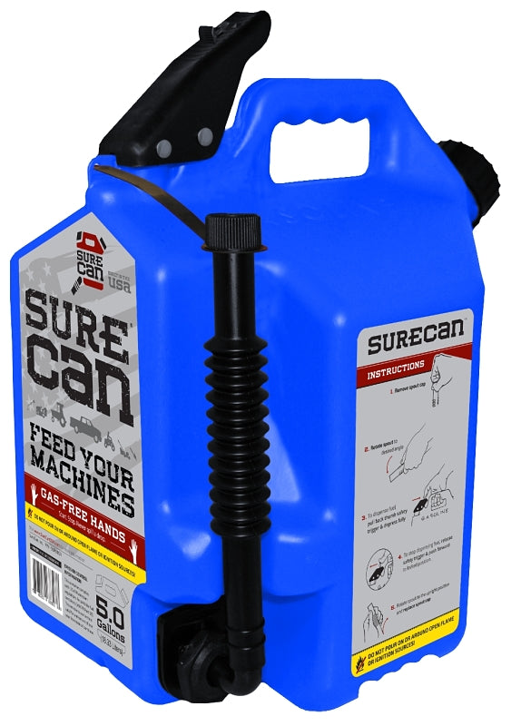 SUREcan SUR50K1 Kerosene Can, 5 gal, Blue