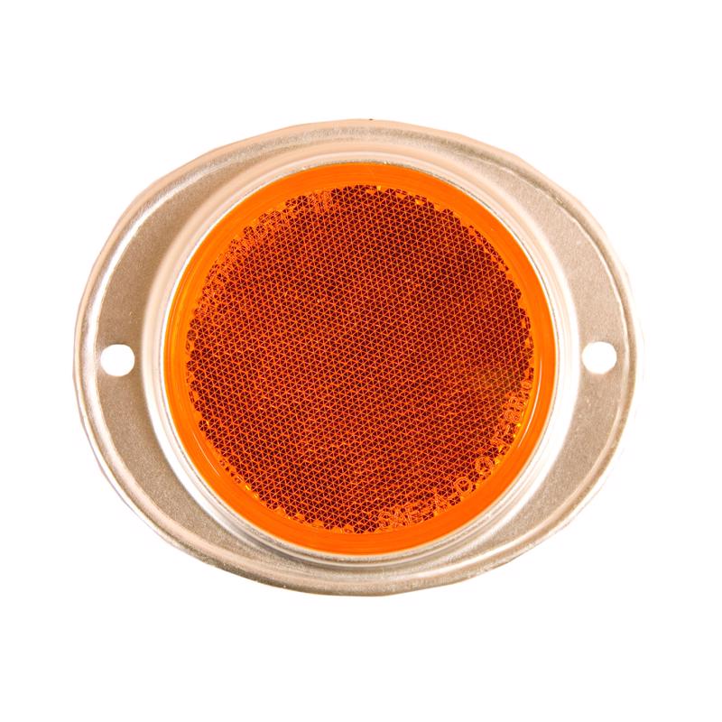 Hopkins Amber Oval Reflector 1 pk, Pack of 3