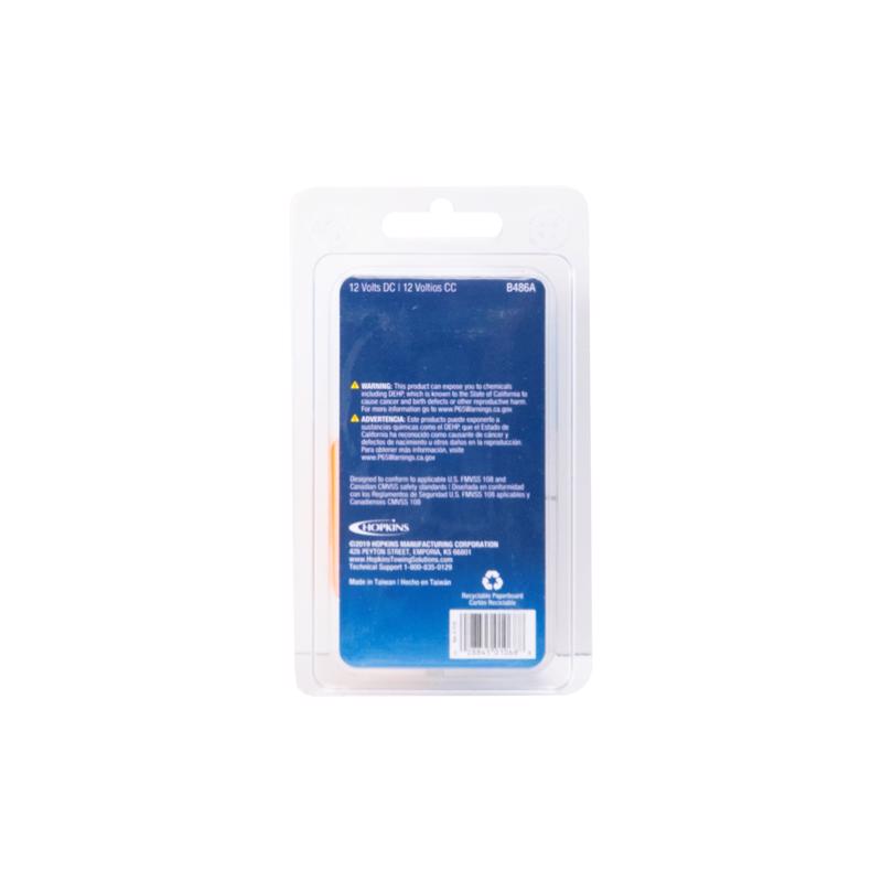 Hopkins Amber Rectangular Clearance/Side Marker Light, Pack of 3