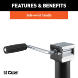 CURT 2000 lb For Trailer Jack