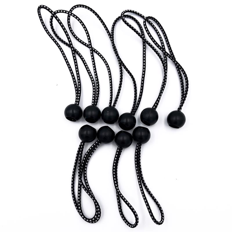 General Black Bungee Cord Set 6 and 9 in. L 12 pk