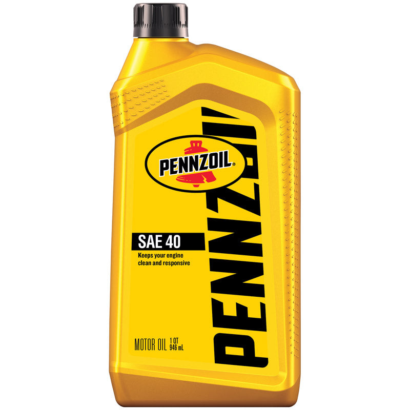 Pennzoil SAE 40 4-Cycle Conventional Motor Oil 1 qt 1 pk, Pack of 6