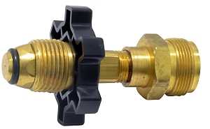 Mr. Heater F273758 Cylinder Adapter, Brass, Gold