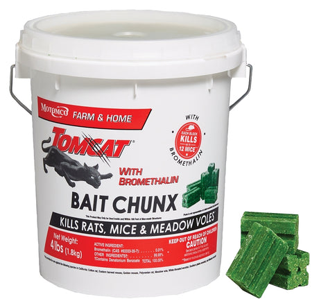 Tomcat BL22244 Rat and Mouse Poison, 1 oz Pail