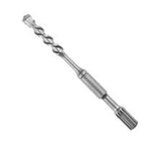 DEWALT DW5701 Drill Bit, 3/8 in Dia, 13 in OAL, U Flute, 2-Flute, 3/4 in Dia Shank, Spline Shank