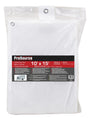 ProSource TW1015 Tarp, 15 ft L, 10 ft W, 10 mil Thick, Plastic, White