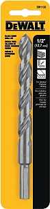 DEWALT DW1132 Jobber Drill Bit, 1/2 in Dia, 6 in OAL, Parabolic Flute, 1/2 in Dia Shank, Round Shank, Pack of 3