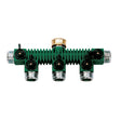 Orbit Irrigation Products 62019N Hose Faucet Manifold with Shut-Off Valve Swivel, Zinc