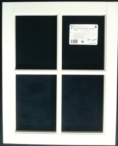 Duo-Corp Renaissance 2229BS Series Barn Sash Window, 29 in H x 22 in W Window Size, Vinyl Frame, Pack of 3