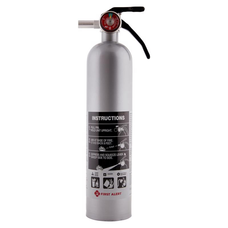 First Alert Designer 2-1/2 lb Fire Extinguisher For Household OSHA/US Coast Guard Agency Approval, Pack of 4