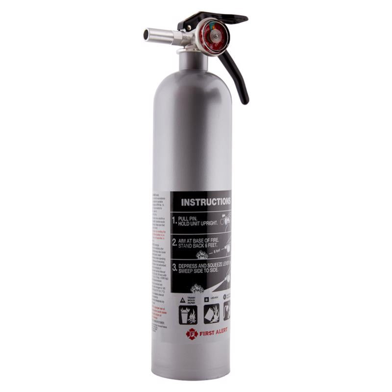 First Alert Designer 2-1/2 lb Fire Extinguisher For Household OSHA/US Coast Guard Agency Approval, Pack of 4