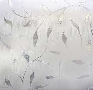 Artscape 01-0128 Window Film, 36 in L, 24 in W, Etched Leaf Pattern, Pack of 4