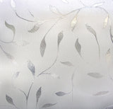 Artscape 01-0128 Window Film, 36 in L, 24 in W, Etched Leaf Pattern, Pack of 4