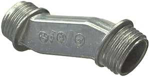Halex 04015 Offset Nipple, 1-1/2 in, Zinc