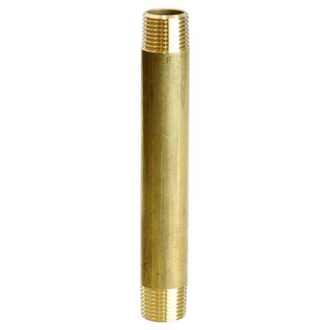 ATC 1/2 in. MPT X 1/2 in. D MPT Red Brass Nipple 5-1/2 in. L, Pack of 5