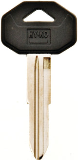 Hy-Ko 12005MIT1 Automotive Key Blank, Brass/Plastic, Nickel, For: Mitsubishi Vehicle Locks, MIT1 Key Number, Pack of 5