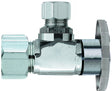 Plumb Pak PP20061LF Angle Shut-Off Valve, 5/8 x 3/8 in Connection, Compression, Quarter-Turn Actuator, Brass Body