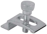 Make-2-Fit PL 7939 Storm Door Panel Clip, 3/4 in L x 1/2 in W x 1/2 in D Dimensions, Aluminum, Mill