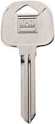 Hy-Ko 11010HY15 Automotive Key Blank, Brass, Nickel, For: Hyundai Vehicle Locks, HY15 Key Number, Pack of 10