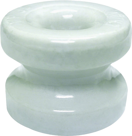 Zareba WP36/05820-96 Large Corner Insulator with Washer, Polywire, Ceramic, White