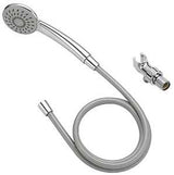 Boston Harbor HS01201CP Hand-Held Shower Head, 1.75 (6.6) 80 gpm (L/MIN) psi, 1/2-14 NPT Connection, Threaded, PVC