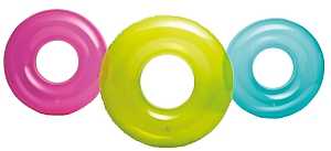 Intex 59260EP Transparent Swim Tube, Assorted, Pack of 24