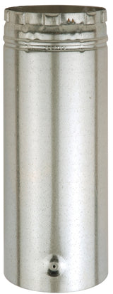 AmeriVent 5E12A Type B Gas Vent Pipe, 5 in OD, 12 in L, Galvanized Steel