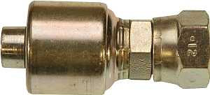 Gates MegaCrimp G25170-0405 Coupling, 1/2-20, Flare, Steel, Zinc