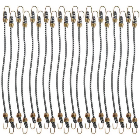 Keeper Multicolored Bungee Cord Set 10 in. L 20 pk