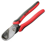 Gardner Bender GC-375 Cable Cutter, 8 in OAL, Steel Jaw, Rubber-Grip Handle, Red Handle