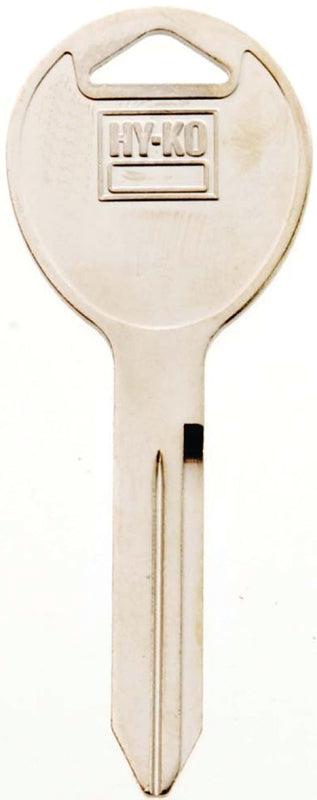 Hy-Ko 11010Y159 Key Blank, Solid Brass, Nickel, For: Chrysler Vehicle Locks, Pack of 10