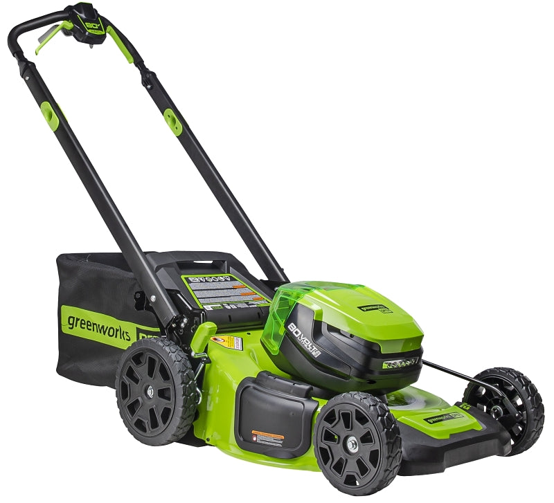 Greenworks 2541202VT Push Lawn Mower, Battery Included, 4 Ah, 80 V, 60 min Battery Run