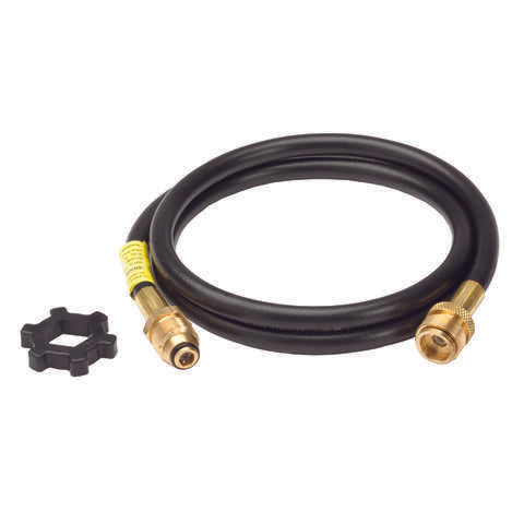 Mr. Heater 1 in. D X 10 ft. L Brass/Plastic Hose Assembly