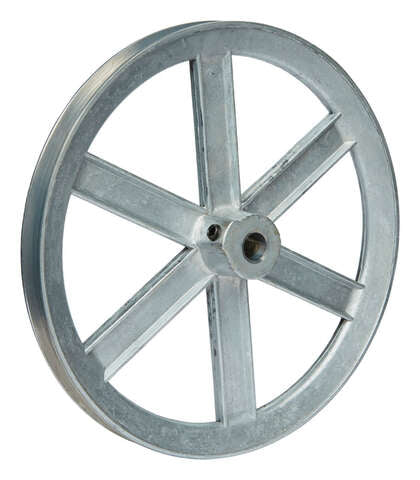 Chicago Die Cast 8 in. D Zinc Single V Grooved Pulley