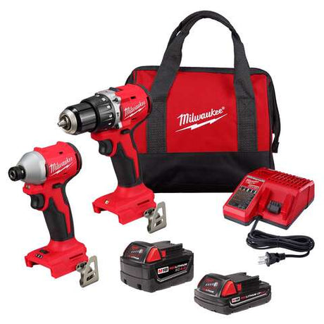 Milwaukee M18 Cordless Brushless 2 Tool Combo Kit