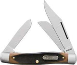 Old Timer 8OT Folding Pocket Knife, Clip Point, Sheep Foot and Spey with Nail Pull Blade, 6.9 in OAL, 3 in L Blade