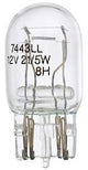 Peak 7443LL-BPP Miniature Automotive Bulb, 13.5 V, Halogen Lamp, Bayonet, Clear