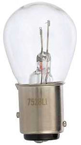 Eiko 7528LL-BPP Automotive Miniature Bulb, 12 V, 21/5 W, Incandescent Lamp, Clear